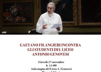 Gaetano Filangieri incontrerà gli studenti del Liceo Genovesi di Napoli e presenterà i due nuovi episodi di “Gaetano è tornato”