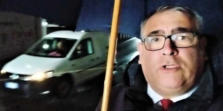 A FORIO ORMAI PIOVE A DIROTTO ALL’INTERNO DEL TUNNEL DEL SOCCORSO