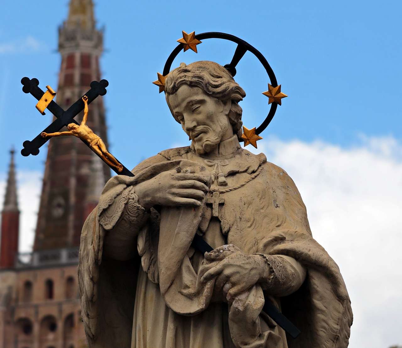 Statua di San Giovanni Nepomuceno a Praga