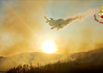 INCENDIO BOSCHIVO IN PROVINCIA DI ISERNIA