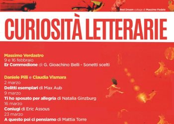 Daniele Pilli e Claudia Vismara in INDAGINI LETTERARIE SULLE NEVROSI UMANE per le CURIOSITA’ LETTERARIE