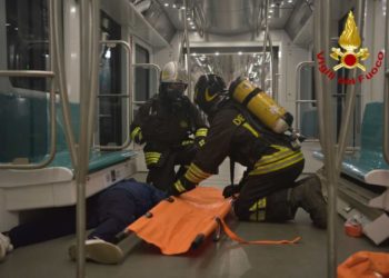 Esercitazione a Catania, simulato un blackout e incendio in galleria ! Il Video
