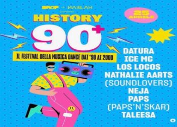 Parte il 25 aprile da Napoli il festival itinerante della musica dance anni 90 e 2000