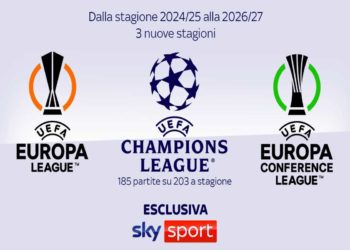 UEFA Champions League: Sky ha acquisito i diritti in esclusiva per il triennio 2024/2027