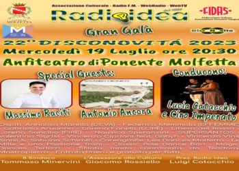 Molfetta, 22ª edizione del Disconovità Gran Galà