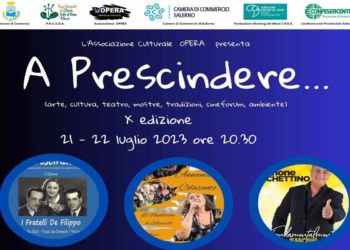 CS _ A MARINA DI CAMEROTA “A PRESCINDERE”, IL FESTIVAL TRA ARTE, CULTURA, MOSTRE, SPETTACOLI, CINEFORUM E AMBIENTE – 21 e 22 Luglio 2023