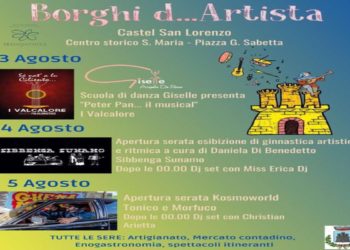 Castel San Lorenzo, pronto il programma dell’evento “Borghi…d’artista”