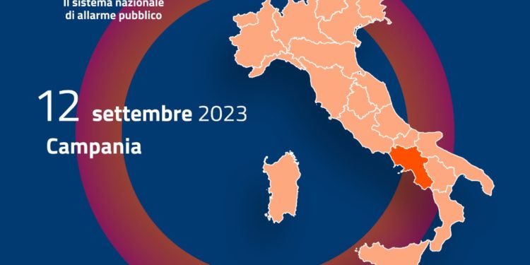 IT-alert, IL SISTEMA NAZIONALE DI ALLARME PUBBLICO, MARTEDì 12 SETTEMBRE LA SPERIMENTAZIONE IN CAMPANIA