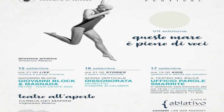 Da venerdi a Conca dei Marini un fine settimana di teatro e musica nel cuore della Costiera Amalfitana per la VII edizione di Frangenti Festival