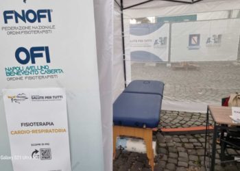 ANCHE L’ORDINE DEI FISIOTERAPISTI PRESENTE AL VILLAGGIO DELLA SALUTE IN PIAZZA PLEBISCITO