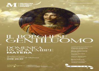 Flavio Insinna a Matera con l’Orchestra Sinfonica di Matera ne Il borghese gentiluomo – domenica 5 novembre Auditorium Gervasio