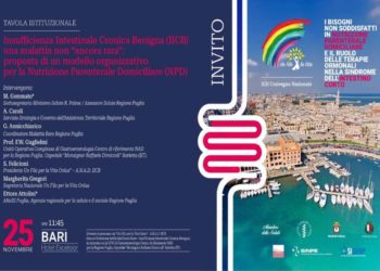 XIII Convegno Nazionale ECM promosso da Un Filo per la Vita Onlus e dedicato alla nutrizione clinica e ai progressi nella ricerca e nei farmaci per la cura della IICB e della Sindrome dell’intestino corto