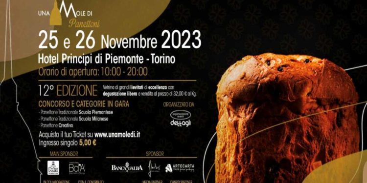 Ecco i vincitori della 12esima edizione di “Una mole di panettoni” a Torino 25 e 26 novembre