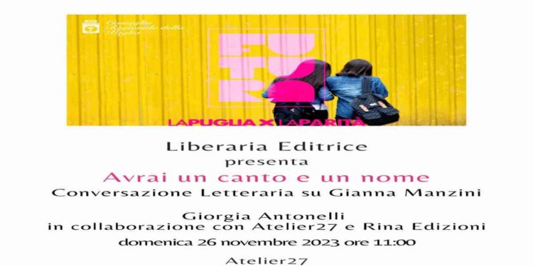 Avrai un canto e un nome – Conversazione letteraria su Gianna Manzini