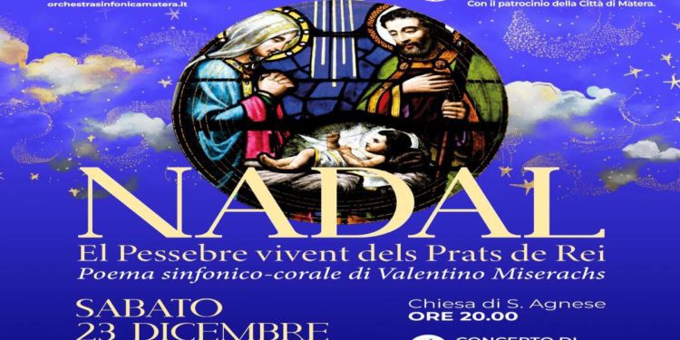 Concerto di Natale a scopo benefico e a ingresso gratuito per l’Orchestra Sinfonica di Matera