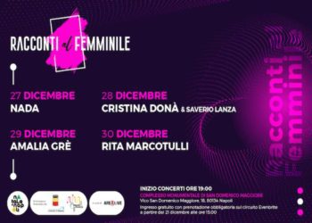 RACCONTI AL FEMMINILE: Nada, Amalia Grè’, Cristina Donà e Rita Marcotulli in concerto presso il Complesso Monumentale di San Domenico Maggiore a Napoli