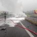 Auto in fiamme nel Veronese, illesa la conducente ! Il video