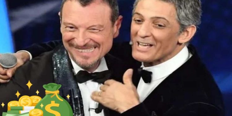 Fiorello a Sanremo 2024, fonte instagram @rairadio2 e rosario_fiorello