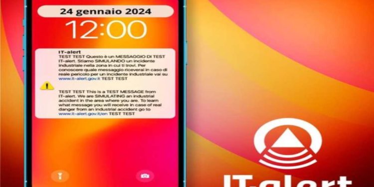 Domani 24 gennaio, test IT- altert a Napoli