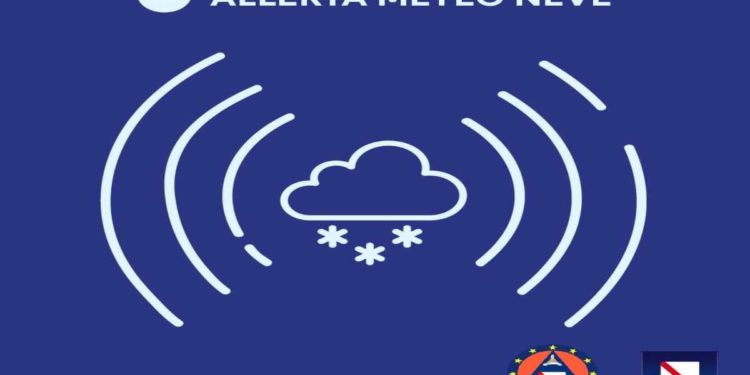 Allerta neve in tutta la Campania