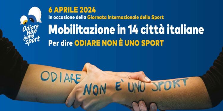 Il 6 Aprile una giornata di mobilitazioni in tutto il Paese per contrastare l’hate speech nello sport