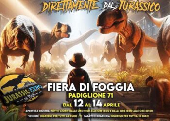 A Foggia straordinario ritorno alla preistoria con “Jurassic Expo in Tour”