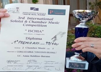 IL CORO STABILE DELL’IC DI BARANO D’ISCHIA VINCE IL CONCORSO “INTERNATIONAL SOLOIST & CHAMBER MUSIC”
