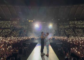 Ultimo aspetta un figlio, la conferma allo stadio Olimpico durante il suo concerto