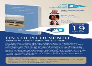 Un colpo di vento di Marco Sabatini Scalmati al Club Velico Salernitano