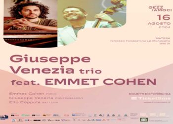 Venerdì 16 agosto Emmet Cohen in trio a Matera per Gezziamoci 2024
