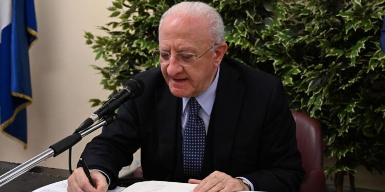 De Luca: “A gennaio il Papa a Pompei”