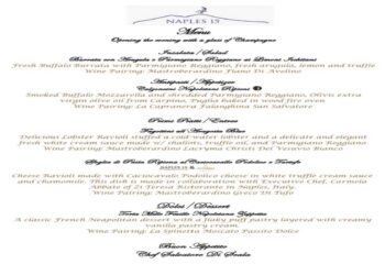 LO CHEF SALVATORE DI SCALA PROTAGONISTA NEGLI STATI UNITI D’AMERICA DELL’EVENTO DELL’ANNO