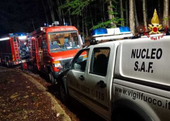 Padre e figli dispersi in una zona montana nell’avellinese, trovati e soccorsi nella notte scorsa dai vigili del fuoco
