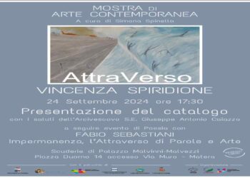 AttraVerso – Evento di poesia con Fabio Sebastiani martedì 24 settembre 2024 per la mostra di arte contemporanea di Vincenza Spiridione