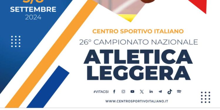 A Riccione al via il 26° Campionato Nazionale CSI di Atletica Leggera