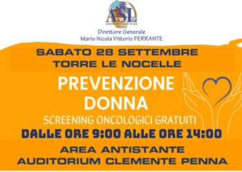 Screening oncologici, i camper dell’ASL sabato 28 settembre a Torre Le Nocelle e domenica 29 settembre a Greci