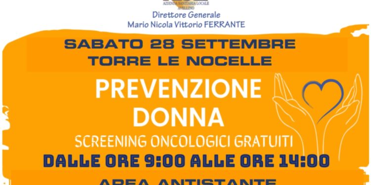 Screening oncologici, i camper dell’ASL sabato 28 settembre a Torre Le Nocelle e domenica 29 settembre a Greci