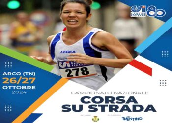 DOM 27 OTTOBRE IL CAMPIONATO NAZIONALE DI CORSA SU STRADA CSI ASSEGNA I TITOLI AD ARCO DI TRENTO