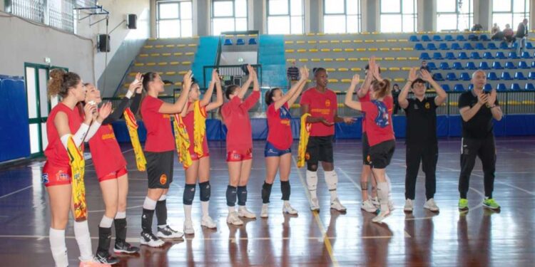 Accademia, ieri allenamento congiunto con la Fiamma Torrese