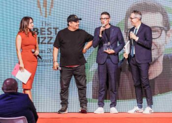 Cristian Santomauro, ultimo custode della pizza ammaccata cilentana, ritira il premio “The Best Pizza Identity” nell’ambito di The Best Chef a Milano