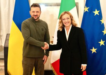Il Presidente Meloni incontra il Presidente ucraino Zelensky