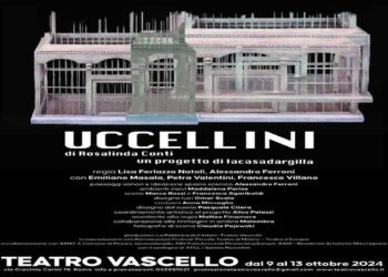 UCCELLINI regia Lisa Ferlazzo Natoli dal 9 al 13 ottobre dal mercoledì alvenerdì h 21, sabato h 19 e domenica h 17