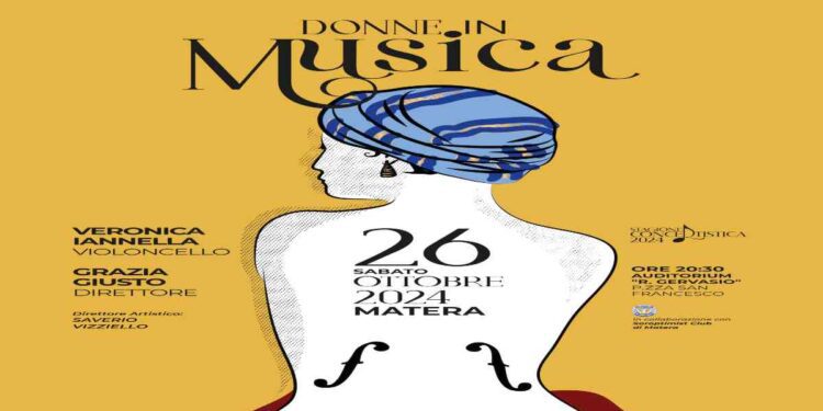 Donne in musica – sabato 26 ottobre concerto nella Città dei Sassi dell’ORCHESTRA SINFONICA DI MATERA