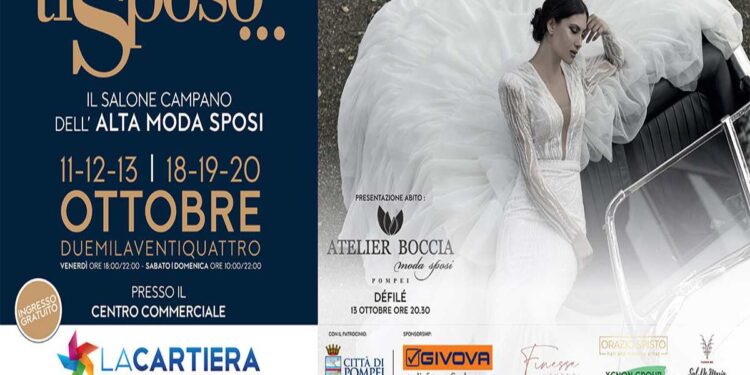 Tutto pronto per Ti Sposo – Il salone campano dell’alta moda sposi