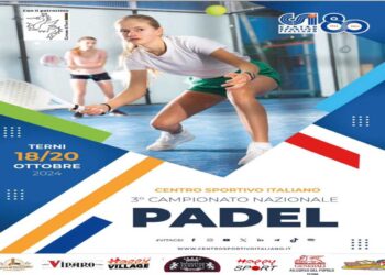 Nel Weekend a Terni il Campionato Nazionale di Padel CSI
