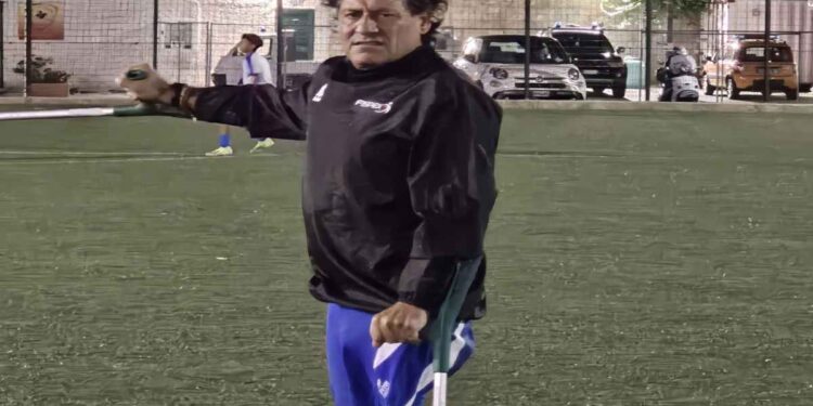 IL CAMPIONE PARALIMPICO GIANNI SASSO ALLENA I RAGAZZI DEL FORIO UNITED SOCIETA’ CALCISTICA INCLUSIVA