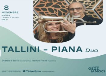 Venerdì 8 novembre Stefania Tallini & Franco Piana presentano “E Se Domani”  per GEZZIAMOCI WINTER EDITION 2024