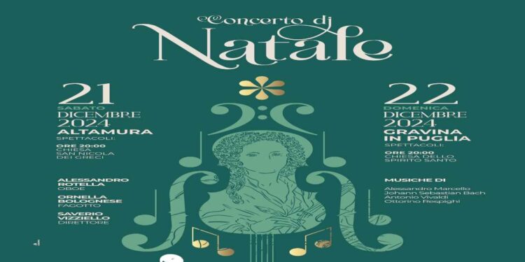 LA PUGLIA OSPITA IL CONCERTO DI NATALE DELL’ORCHESTRA SINFONICA DI MATERA