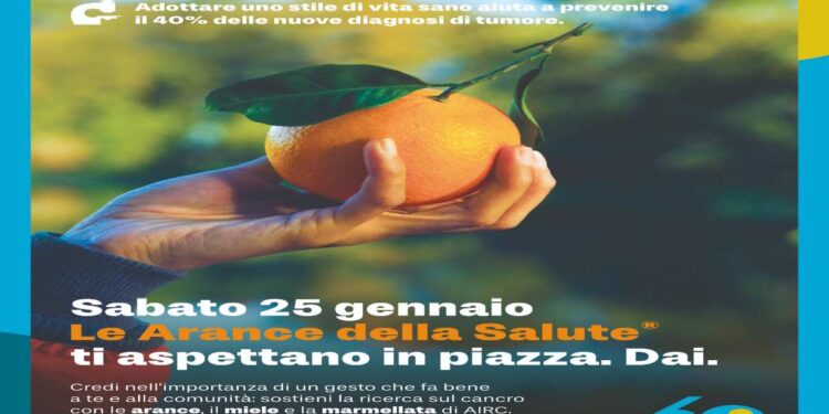 FONDAZIONE AIRC 25 GENNAIO LE ARANCE DELLA SALUTE | DELIBERE FINANZIAMENTI 2025