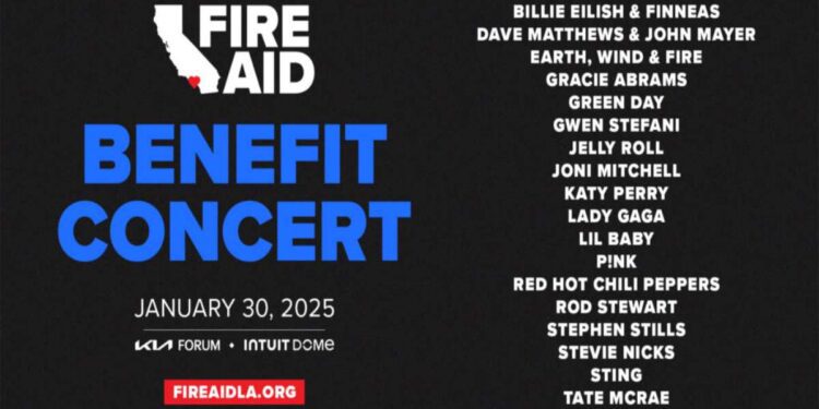 Da Billie Eilish a Lady Gaga, le star cantano per Los Angeles al FireAid